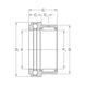 NKX25T2 NTN Bearing (25х37х30 mm.)