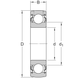1726310 B-2RS1/VP274 SKF Bearing (50х110х27 mm.)