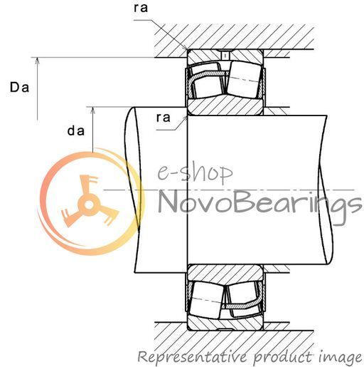 22217EAW33ZZC3 SNR Bearing (85х150х36 mm.)