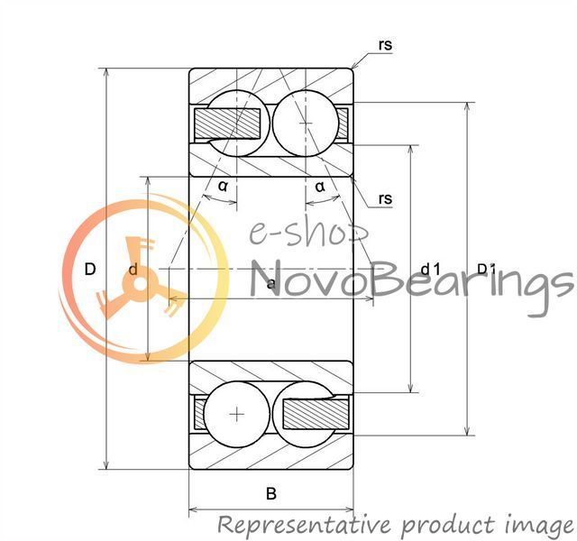 5309SC3 NTN Bearing (45х100х39.7 mm.)