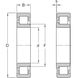 NJ 2234 ECML SKF Bearing (170х310х86 mm.)