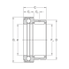 NKX30T2Z NTN Bearing (30х42х30 mm.)