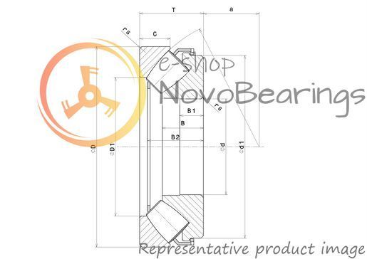29324E SNR Bearing (120х210х54 mm.)