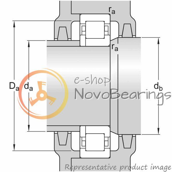 NUP 252 MA SKF Bearing (260х480х80 mm.)