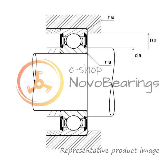 R6LLU/2AS NTN Bearing (9.525х22.22х7.14 mm.)