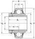 YSA 206-2FK SKF Bearing (25х62х38 mm.)