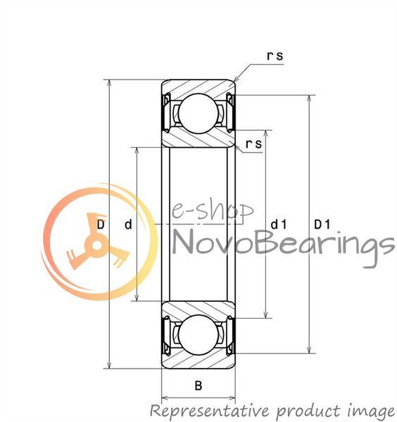 6309ZZ/5K NTN Bearing (45х100х25 mm.)