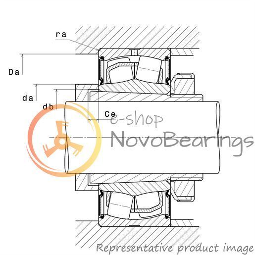 10X22214EAKW33EE SNR Bearing (70х125х38 mm.)