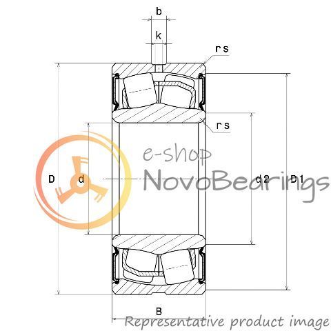 10X22215EAW33EEL SNR Bearing (75х130х38 mm.)
