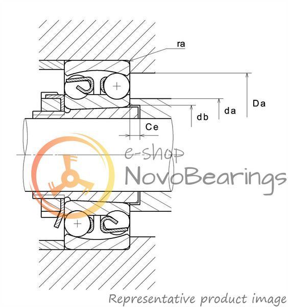 2316SK NTN Bearing (80х170х58 mm.)