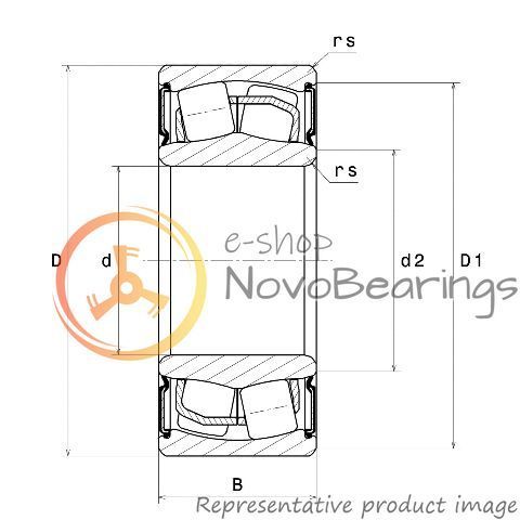 10X22216EAEEL SNR Bearing (80х140х40 mm.)